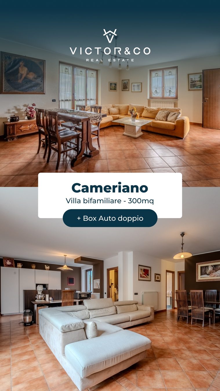 Cerchi la casa perfetta per due famiglie a due passi da Novara? 🏡✨ Ti portiamo a Cameriano alla scoperta di…