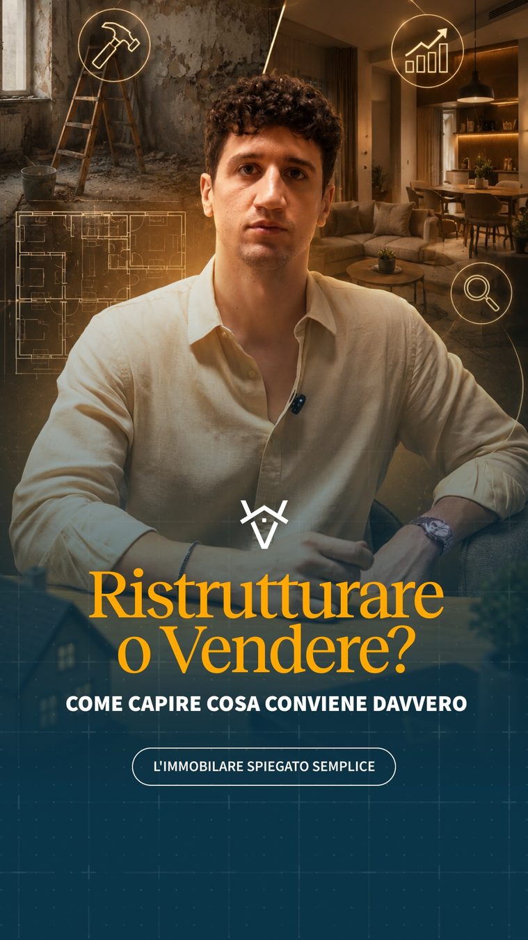 Conviene davvero ristrutturare una casa prima di venderla? La risposta dipende da molti fattori: mercato, zon…